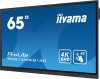 IIYAMA Monitor 65 cali ProLite TE6512MIS-B3AG 40pkt,IPS,4K,24^7, 7H,WiFi,VGA,HDMI,USB-c,Bluetooth,metal,8ms,Vesa,2x16W